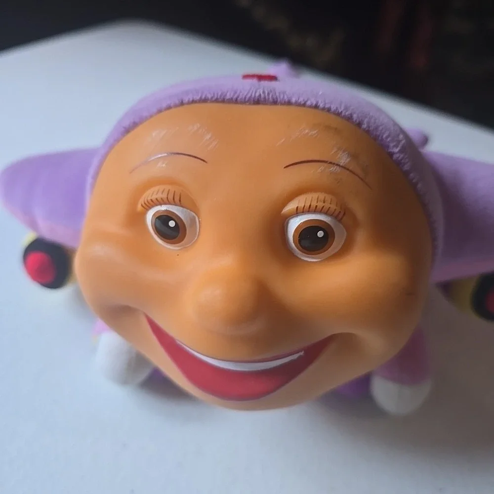 Jay Jay the Jet Plane Tracy Stuffed Plush Doll‎ Toy Rubber Face 9 Inch
